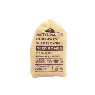 Native Pacific Northwest Wildflower Seed Bombs