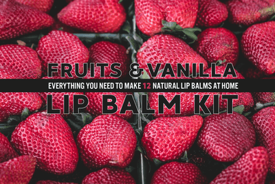 fruits and vanilla lip balm kit