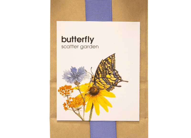 image of butterfly scatter garden