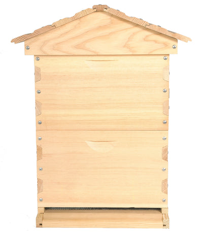Deep Langstroth hive made from douglas fir