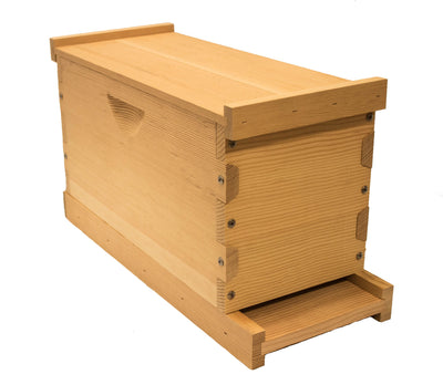 deep langstroth hive nucleus box made of douglas fir
