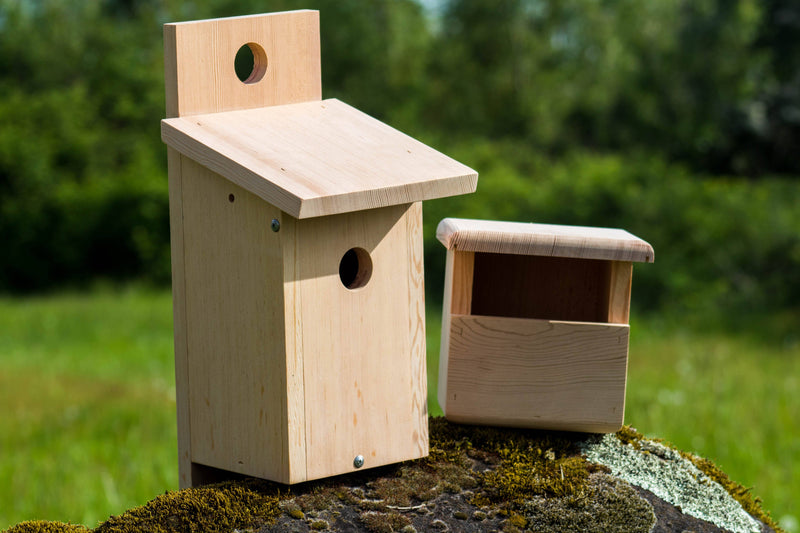 Birdhouses made from Douglas Fir