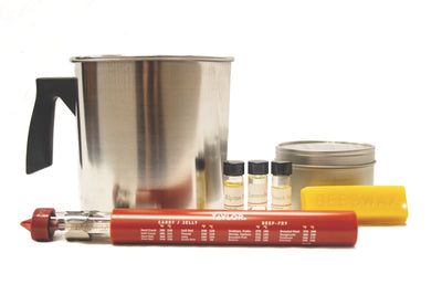 contents of deluxe candle making kit