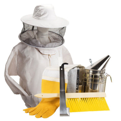 Beekeeping starter kit with ventilated jacket 