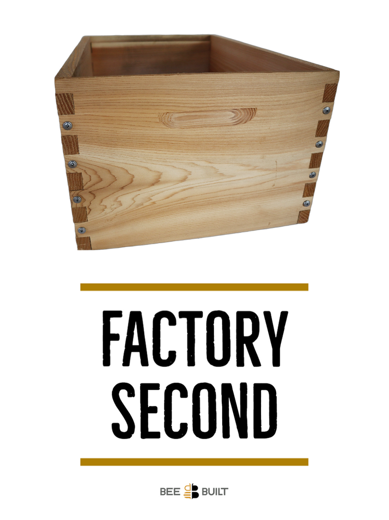 Factory Second Langstroth Deep Hive Box